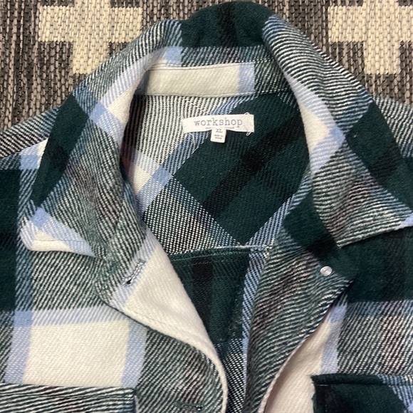 Workshop Republic Clothing XL Flannel Jacket With Pockets - Picture 2 of 3
